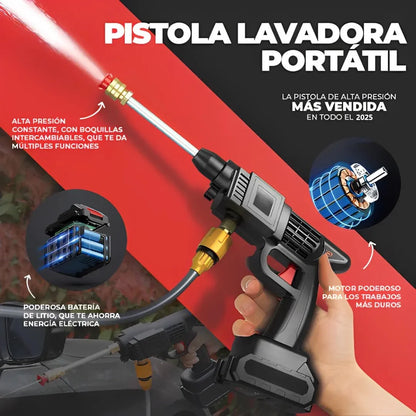 ⚡Hidrolavadora inalámbrica 48V a batería recargable