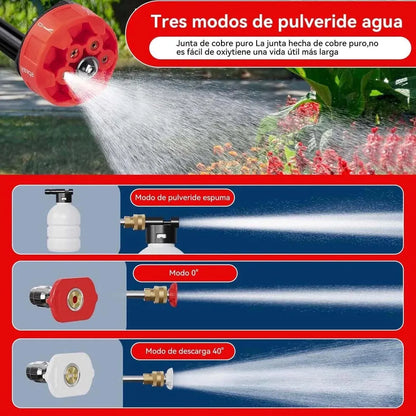⚡Hidrolavadora inalámbrica 48V a batería recargable